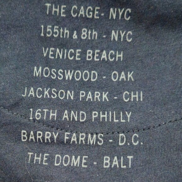 Nike Air Force 1 Long Sleeve ALT Camo curved hem sides Tall T Shirt Mens large - Picture 6 of 12